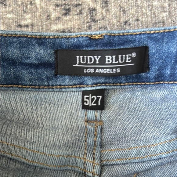 Judy Blue Blue Denim Jeans - Size 27 / 5 Boyfriend fit “Howdy” - Picture 9 of 11